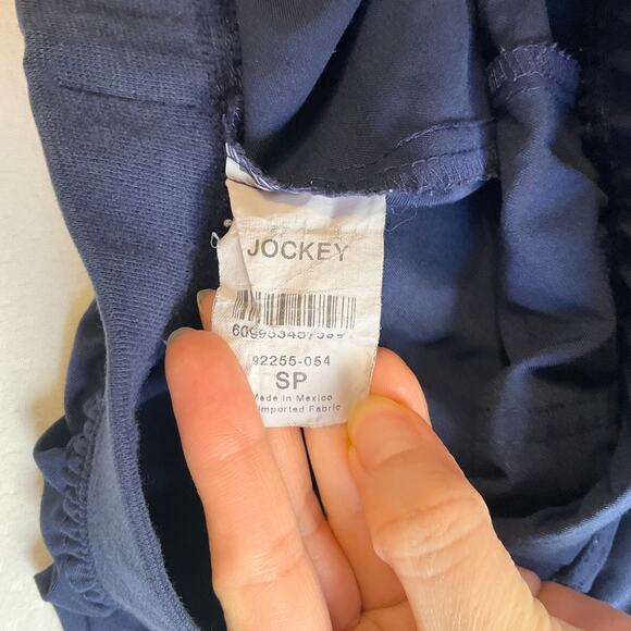 Jockey Women Scrub Pants size S Tall Full Length Straight Leg Elastic Waist Blue - Picture 7 of 11